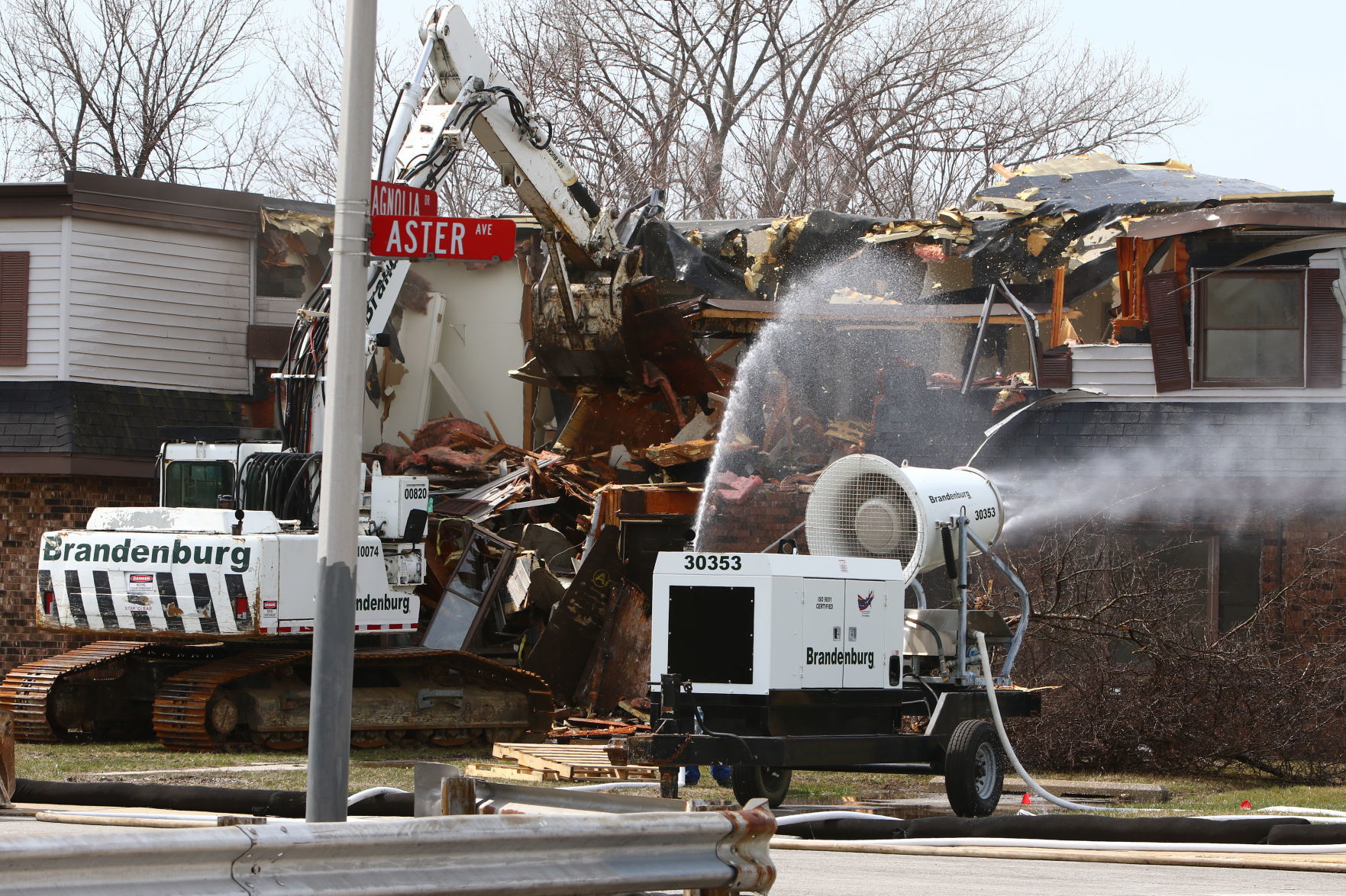 Gallery: Demolition begins on West Calumet Housing Complex